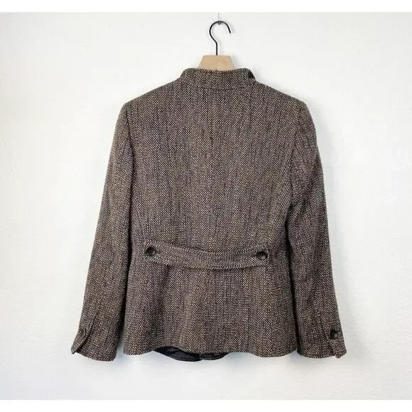 Armani colleziani Italian wool blend blazer size 10 - Picture 4 of 6